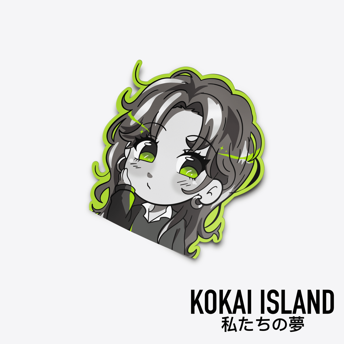 Aya Osawa Chibi Decal - KiniOtoDecalKokai Island