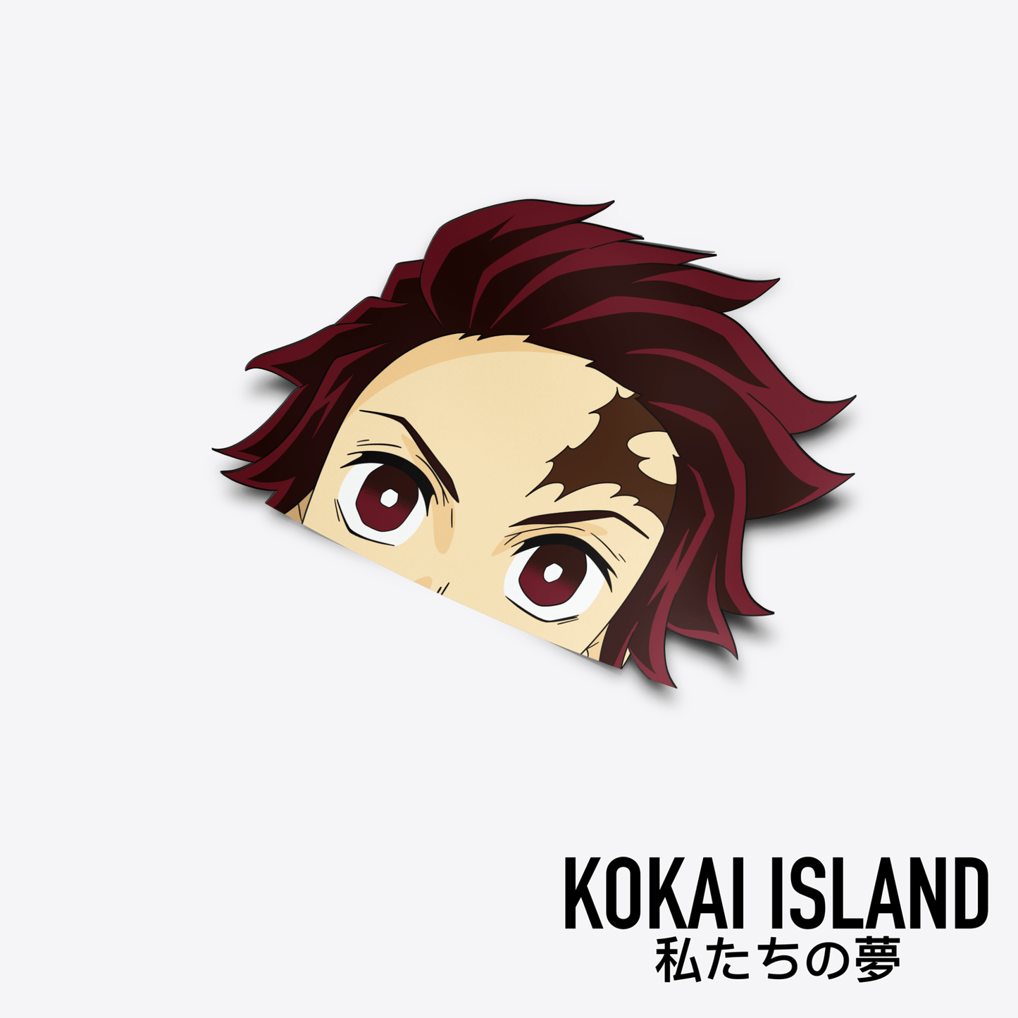 Forehead Scar Peeker DecalDecalKokai Island