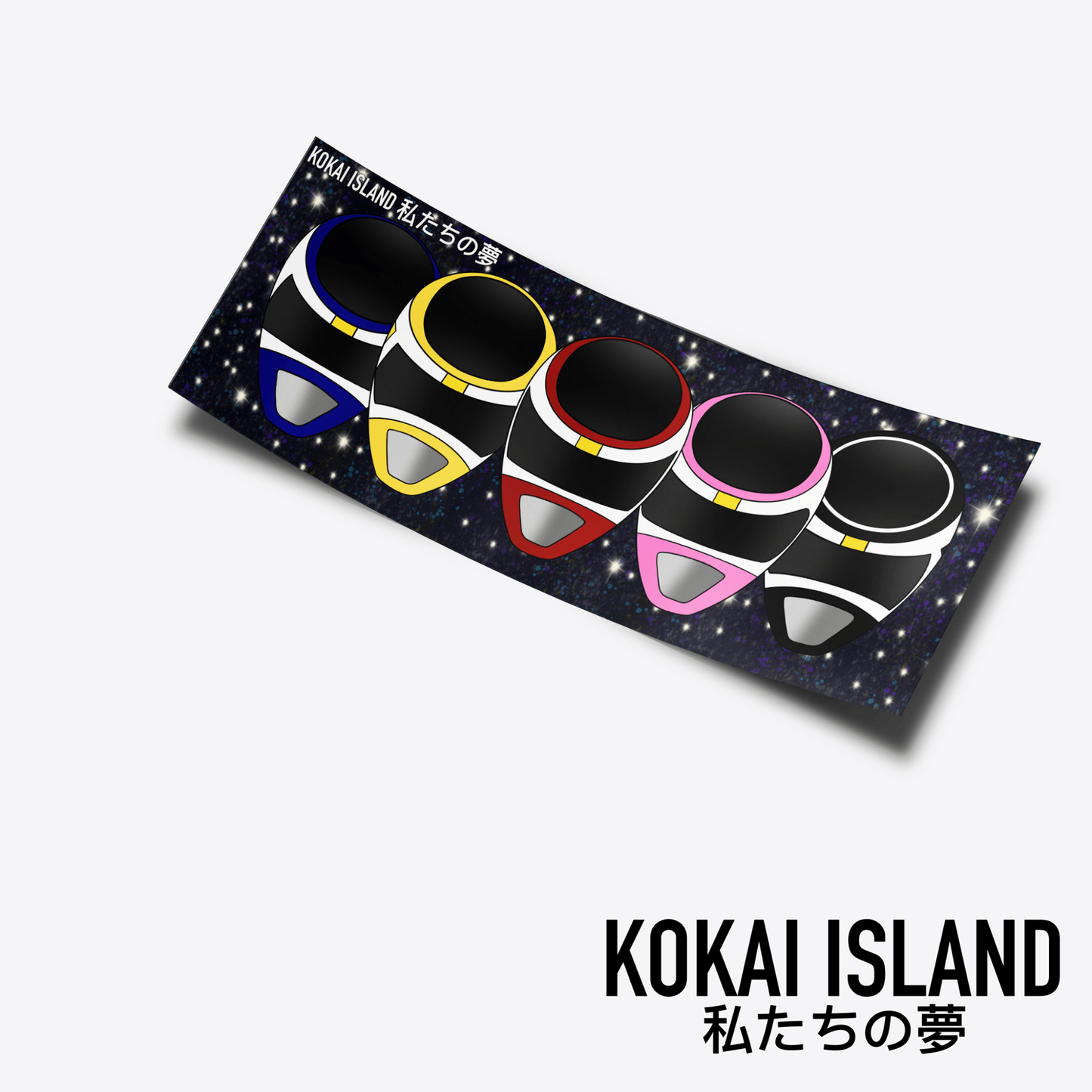 In Space Large Slap - Power RangersDecalKokai Island