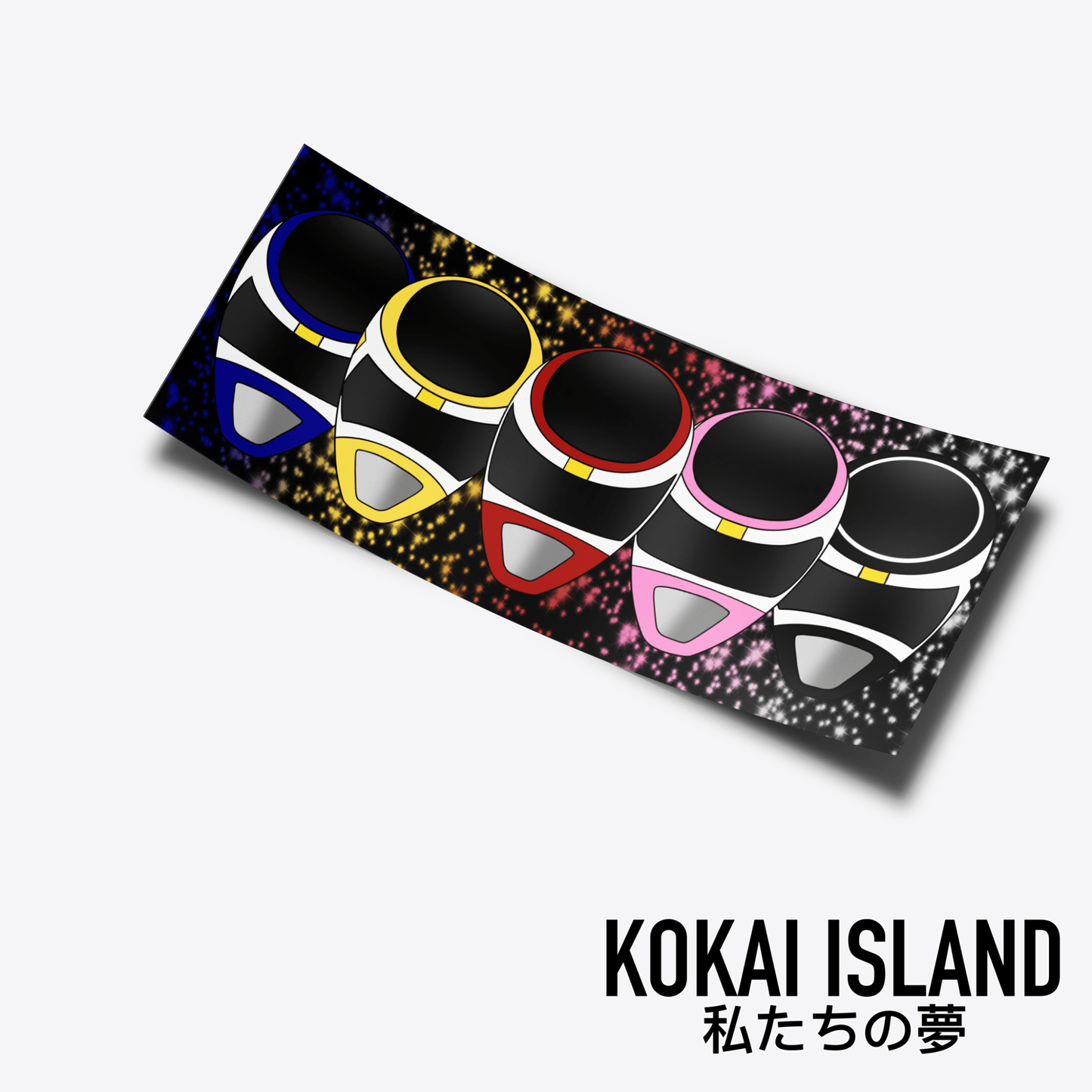 in Space Slap - Power RangersDecalKokai Island