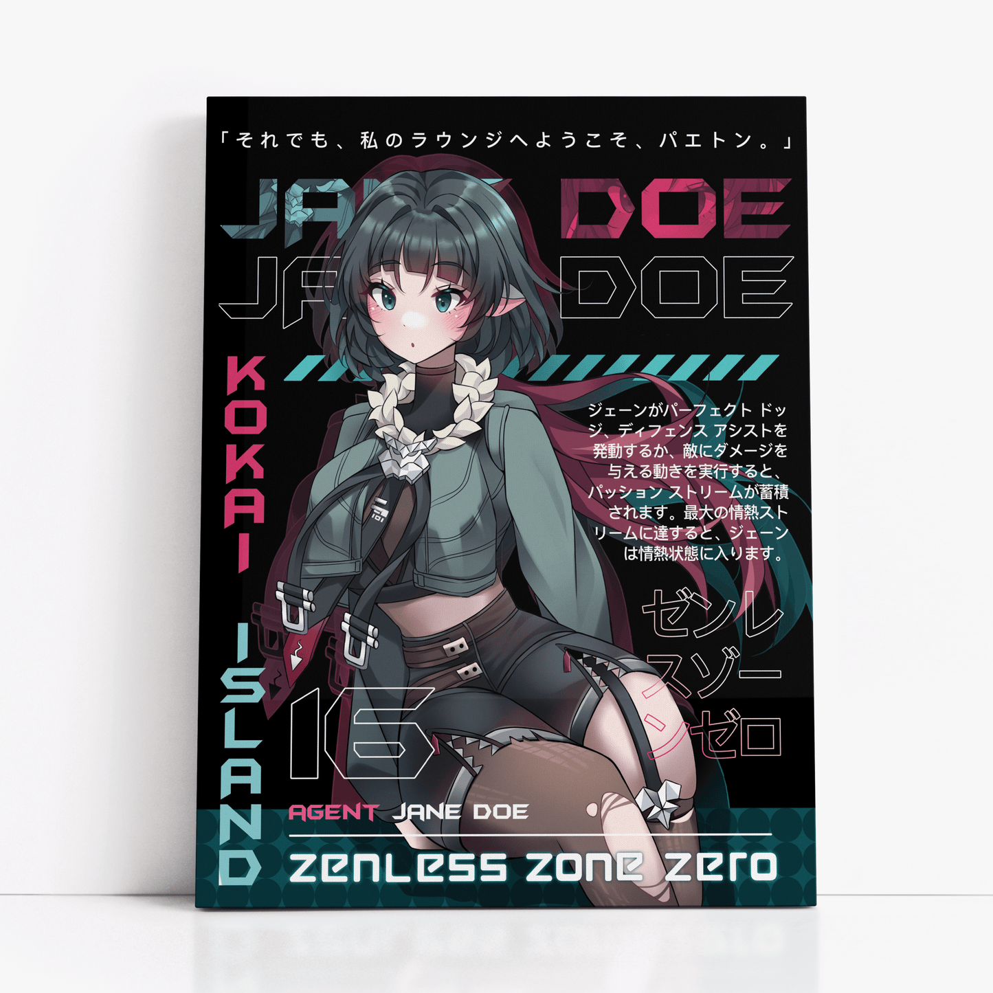 Jane Doe - Zenless Zone ZeroPrintKokai Island