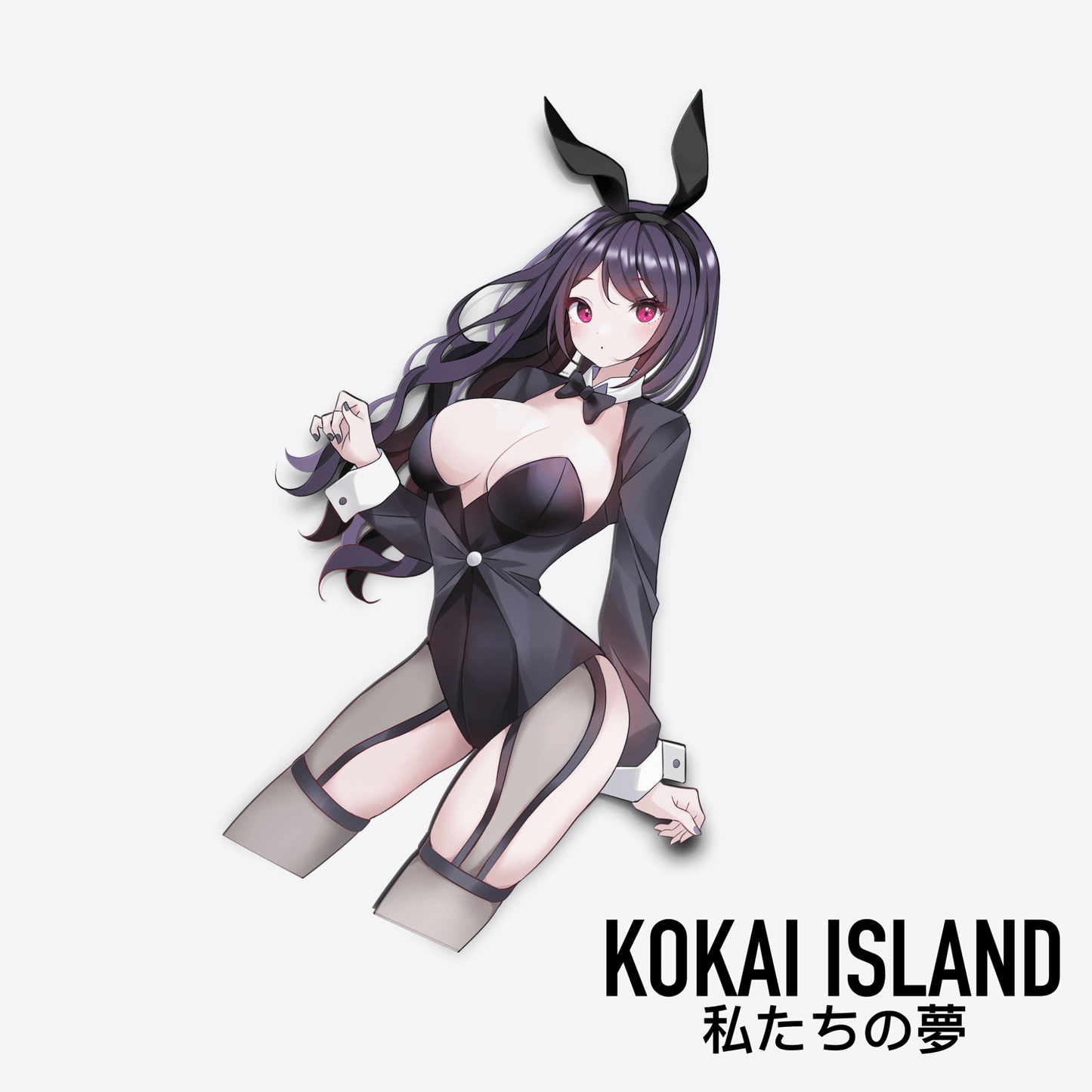 Marin Black Hair Bunny Outfit Decal - My Dress - Up DarlingDecalKokai Island