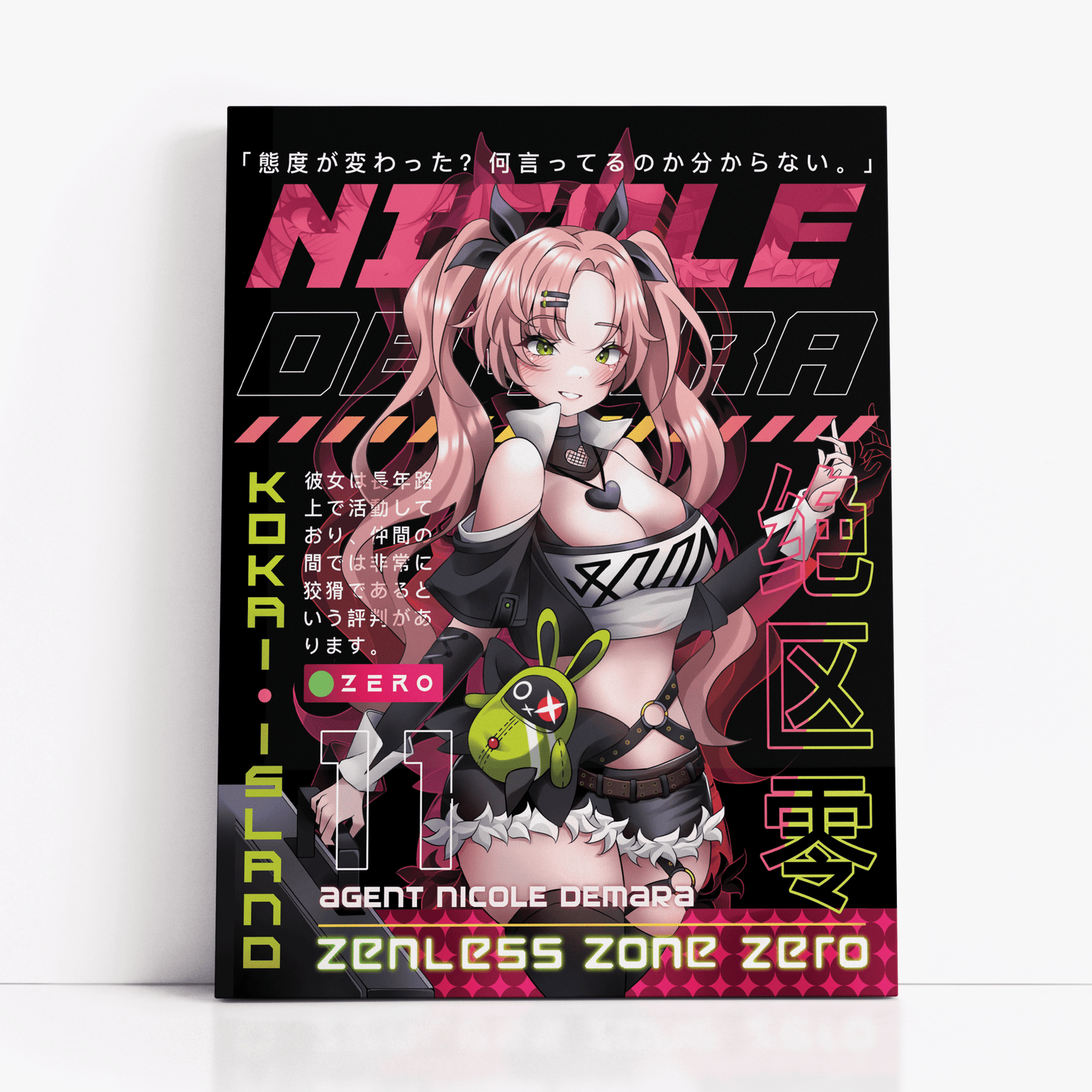 Nicole Print - Zenless Zone ZeroPrintKokai Island