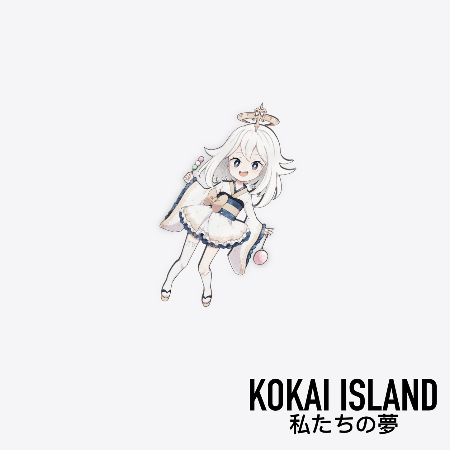 Paimon Kimono DecalDecalKokai Island