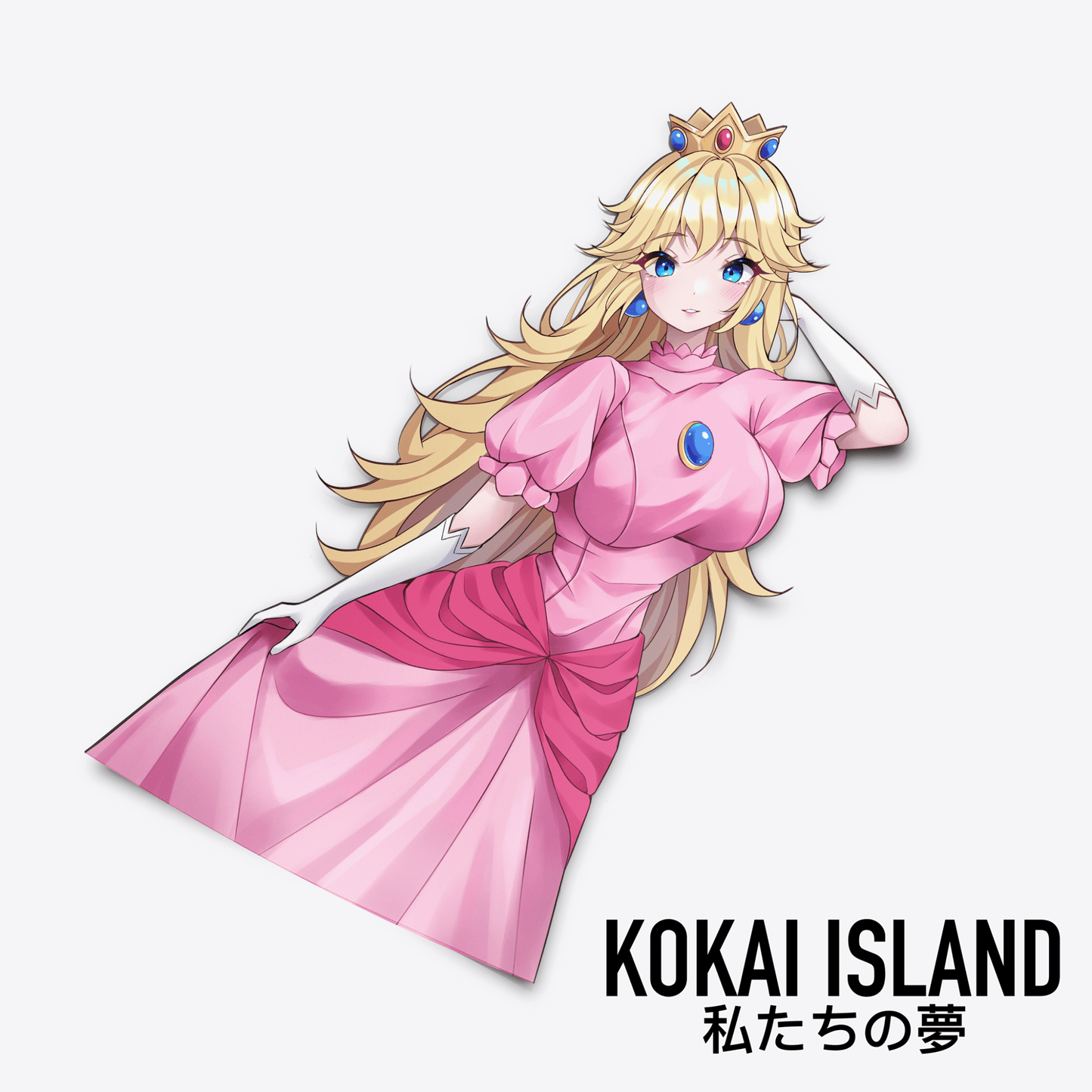 Princess Peach Decal - Mushroom KingdomDecalKokai Island