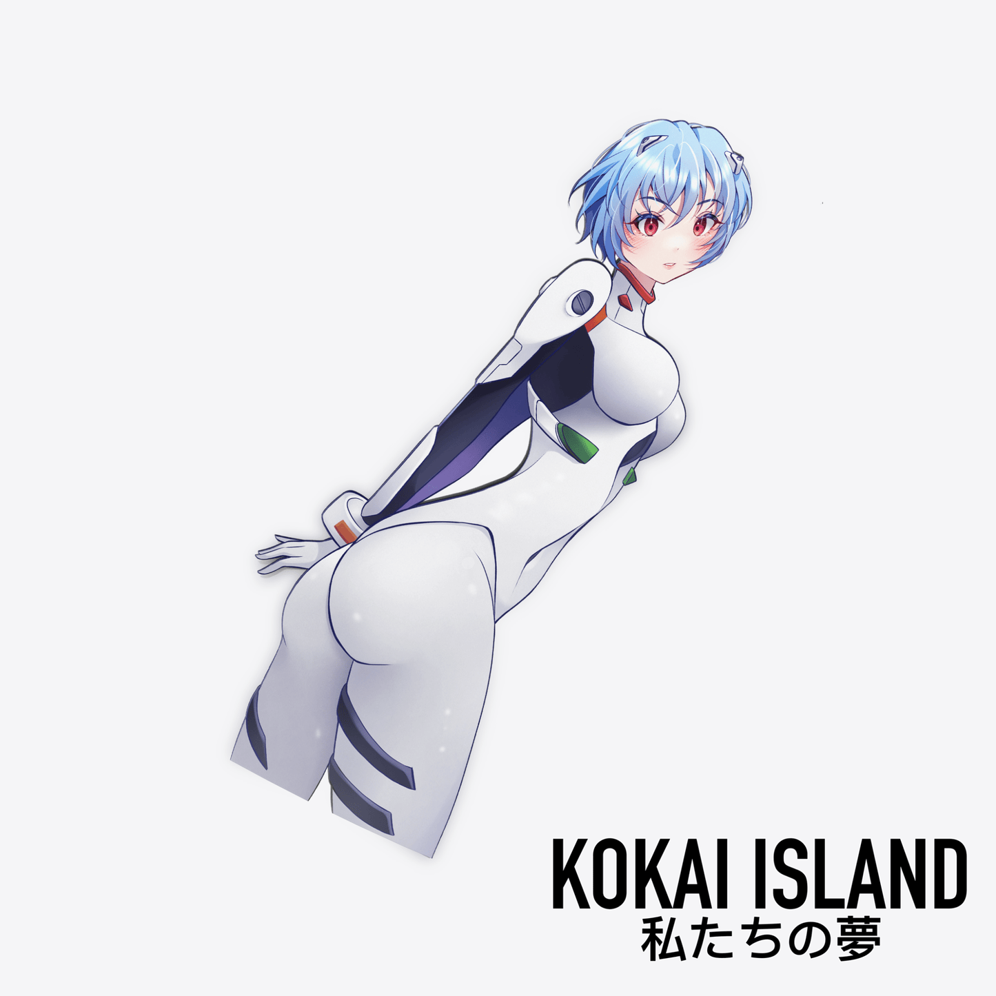 Rei Decal - EvangelionDecalKokai Island
