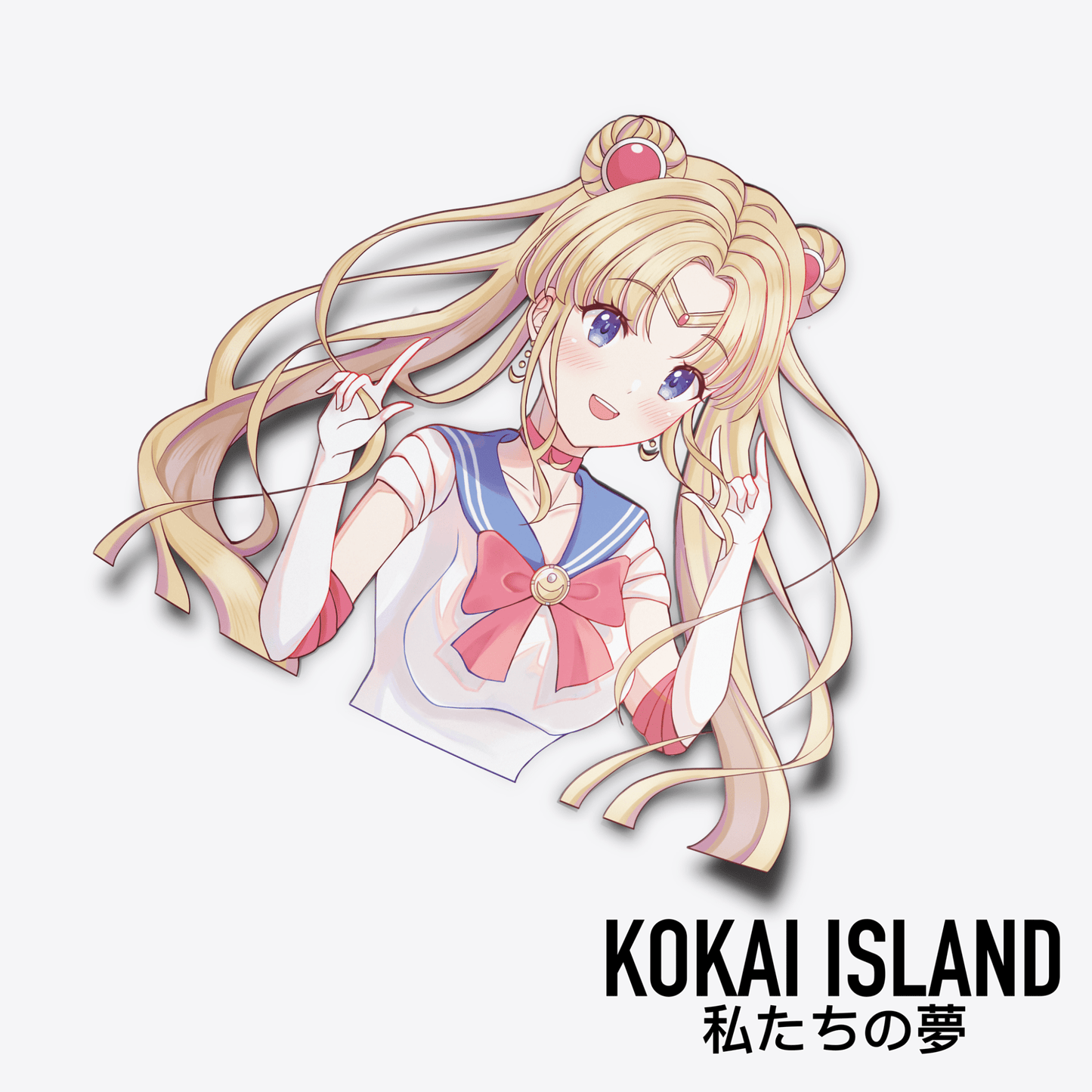 S Moon DecalDecalKokai Island