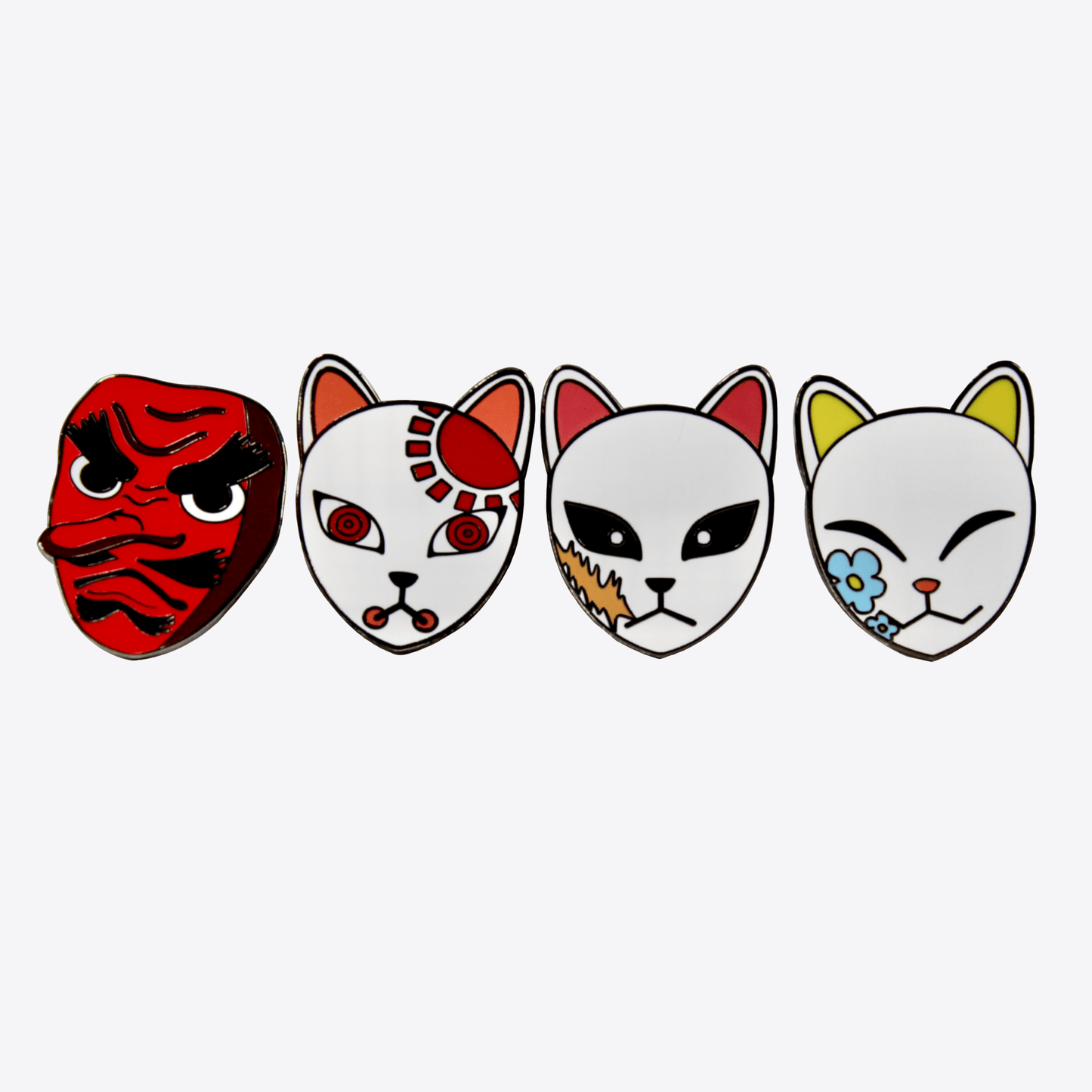 Slayer Mask 4 pack- Hard Enamel PinPinKokai Island