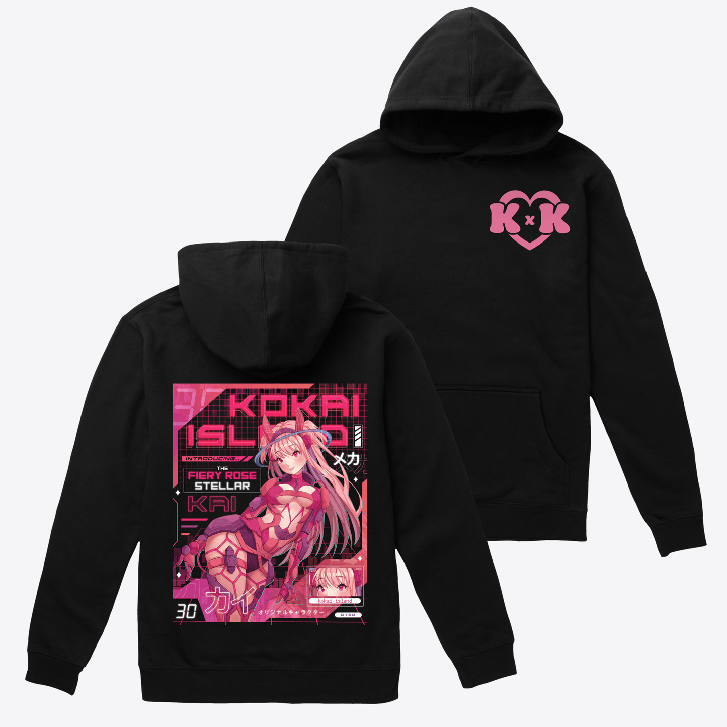 The Fiery Rose Stellar Kai HoodieHoodieKokai Island
