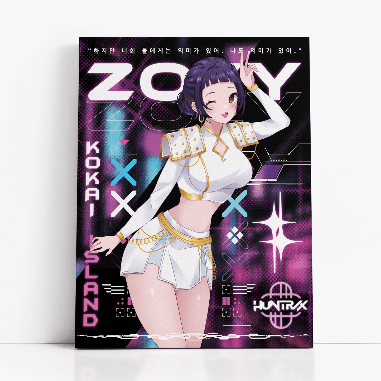 Zoey Print - HuntrixPrintKokai Island