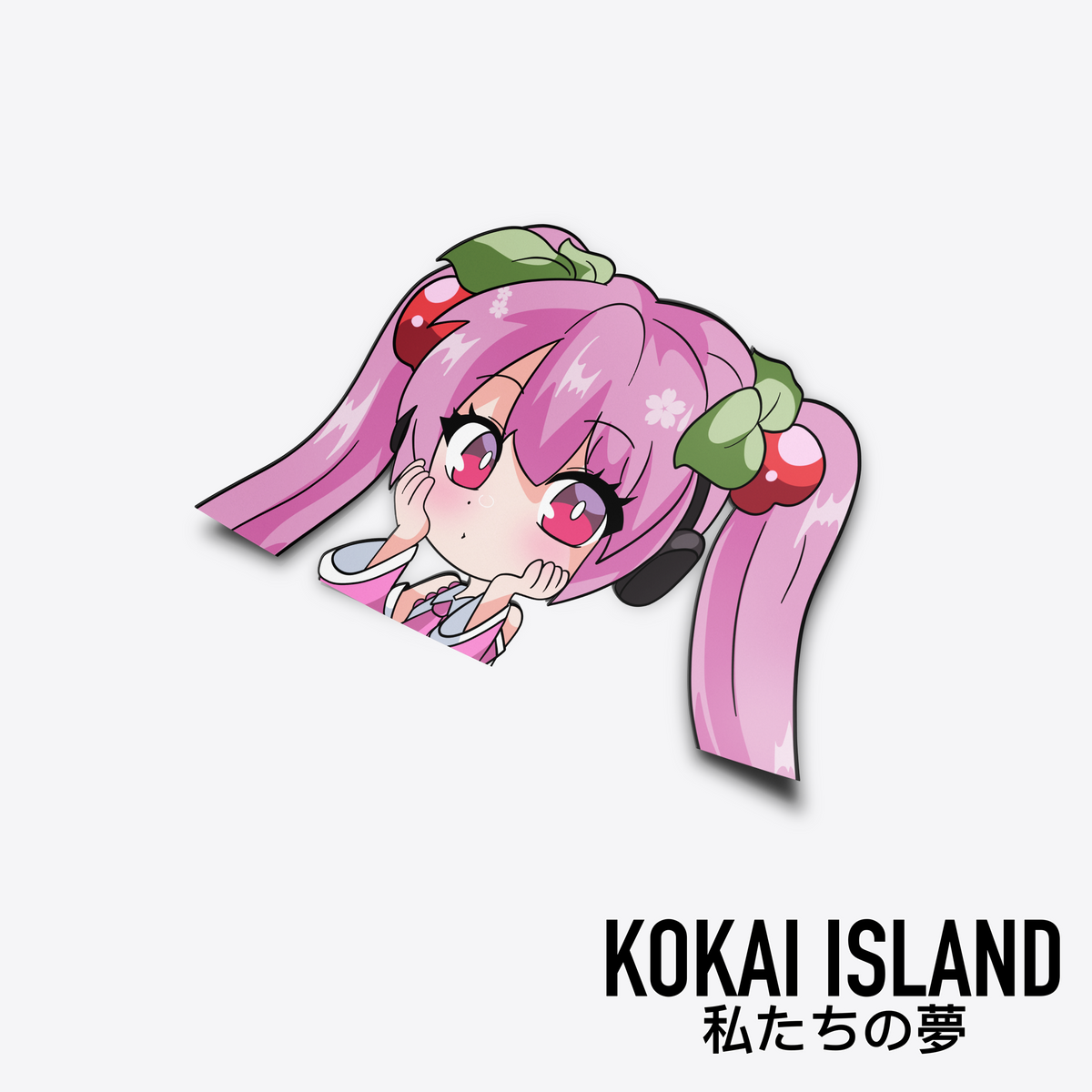 Miku Sakura Chibi Decal