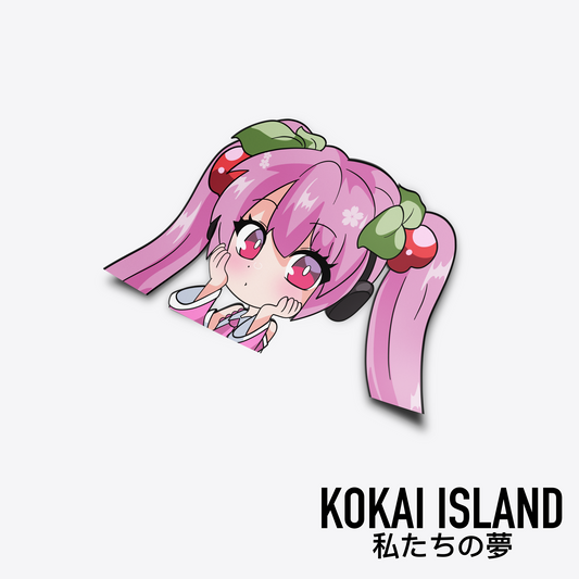 Miku Sakura Chibi Decal