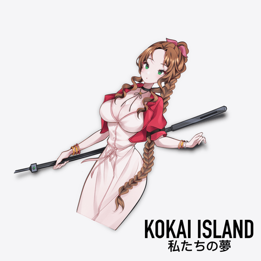 Aerith Decal - Final FantasyDecalKokai Island