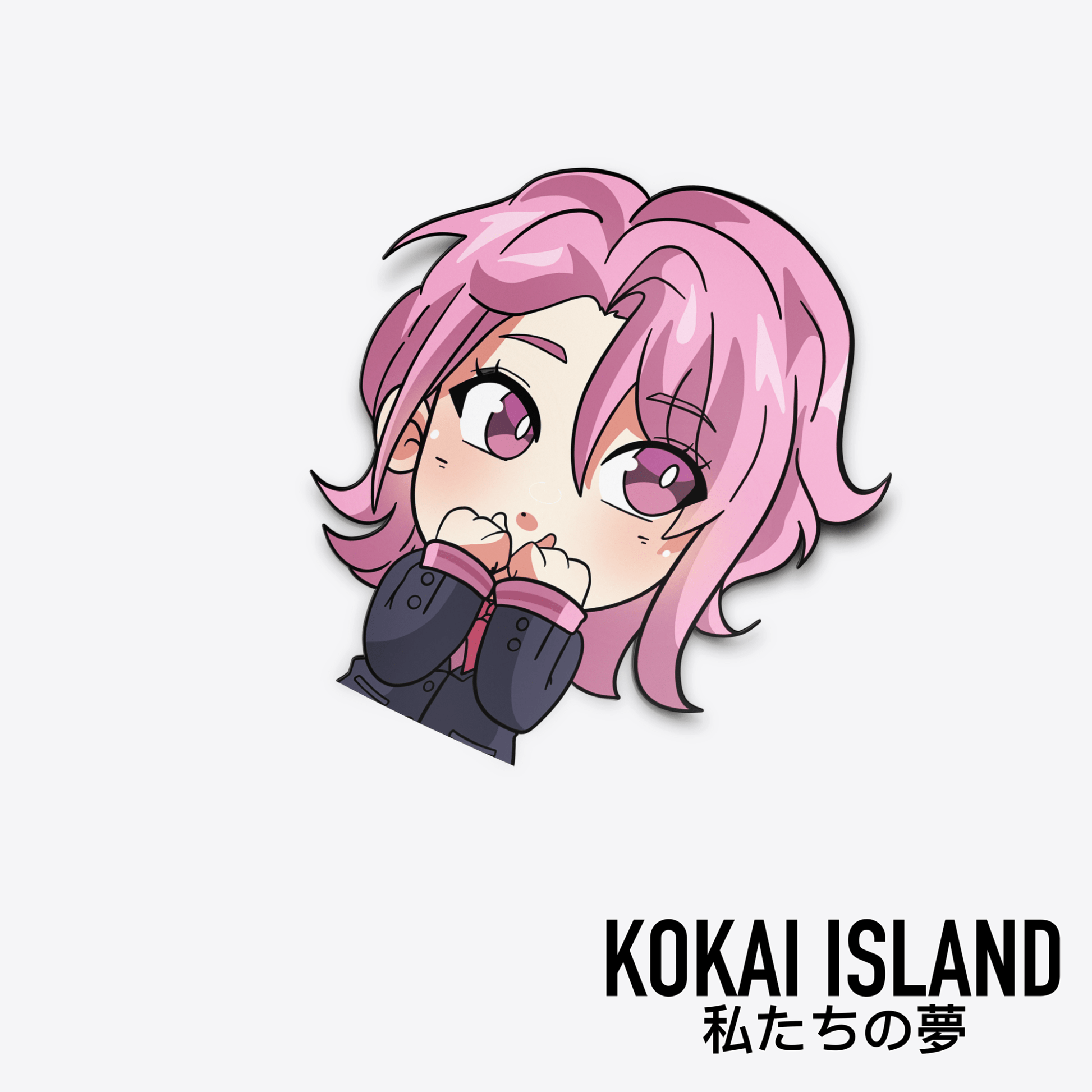 Aira Chibi Decal - DandadanDecalKokai Island