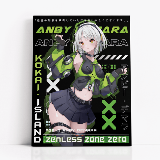 Anby Print - Zenless Zone ZeroPrintKokai Island