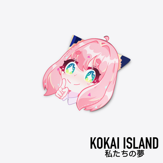 Anya Pointing Decal - Spy FamilyDecalKokai Island