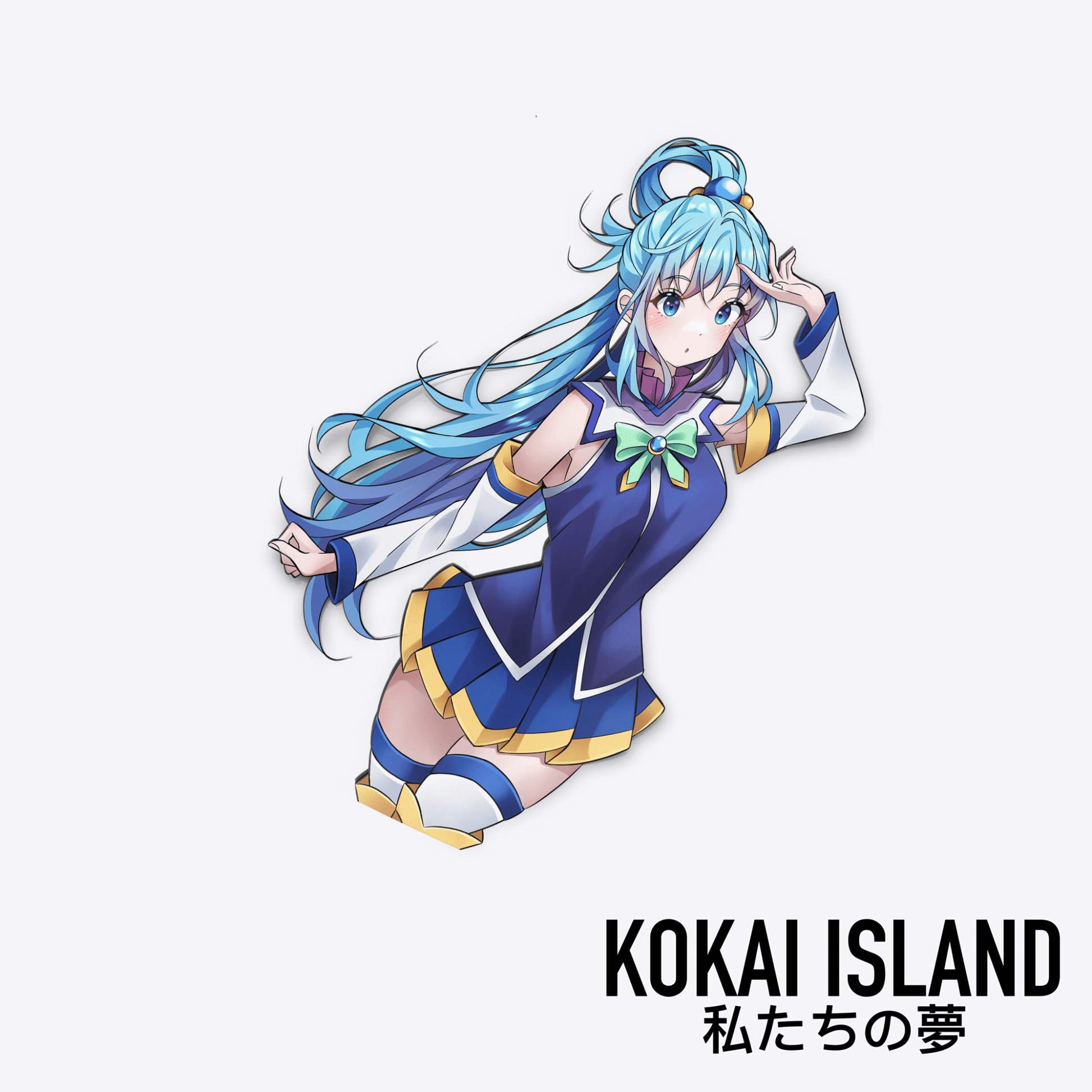 Aqua Decal - KonosubaDecalKokai Island