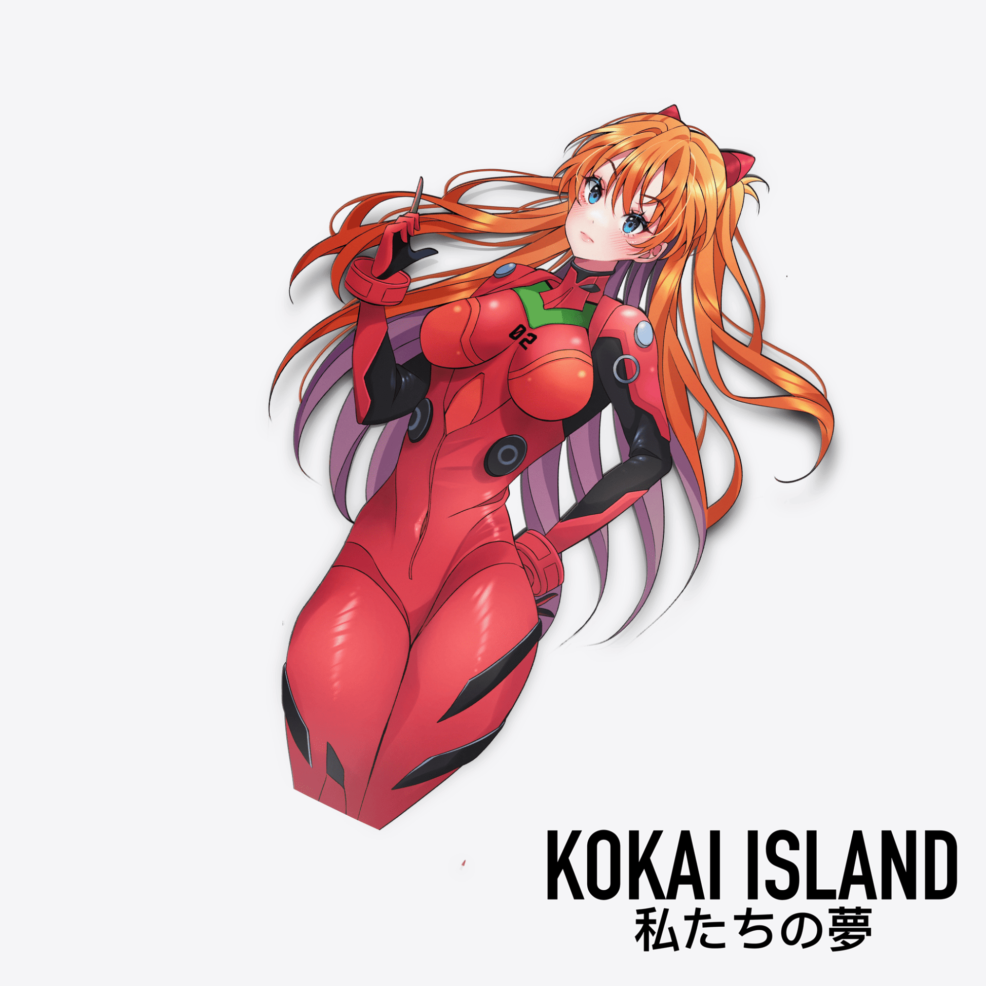 Asuka Decal - EvangelionDecalKokai Island