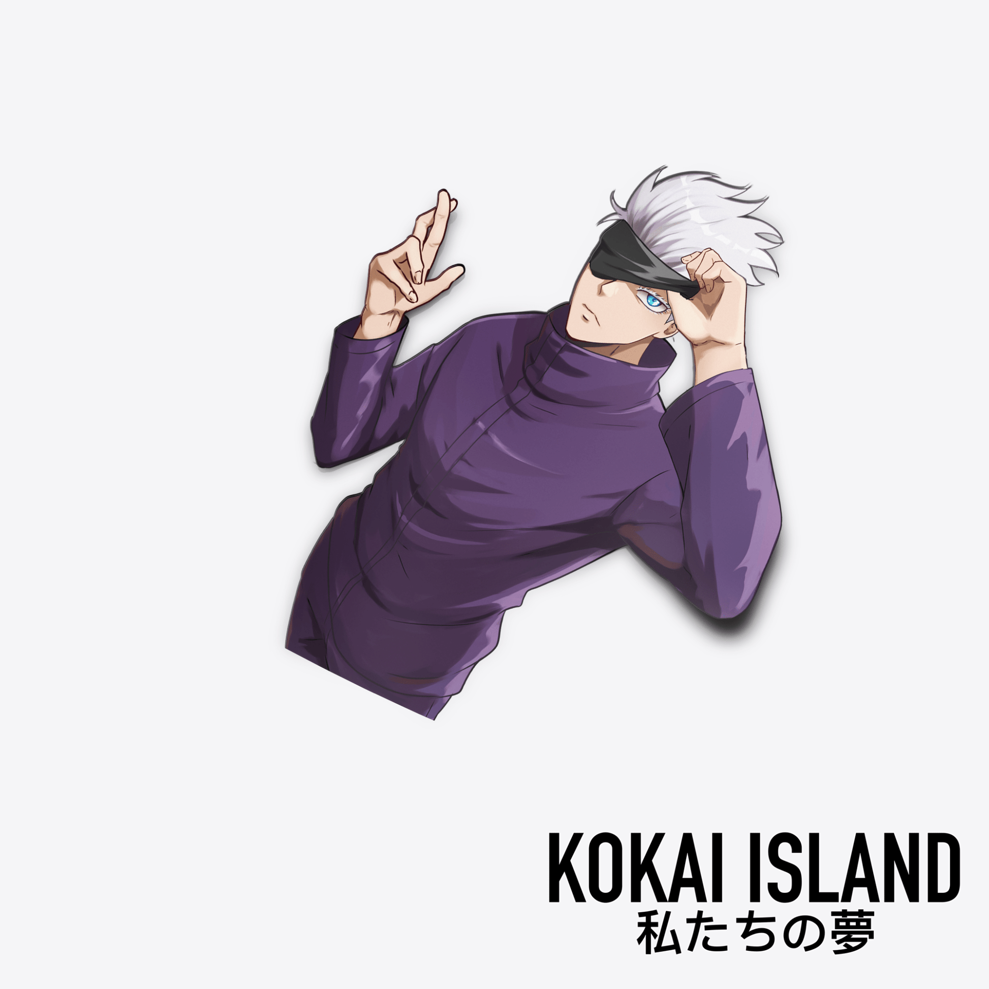 Blue Eyed Sorcerer -Half BodyDecalKokai Island