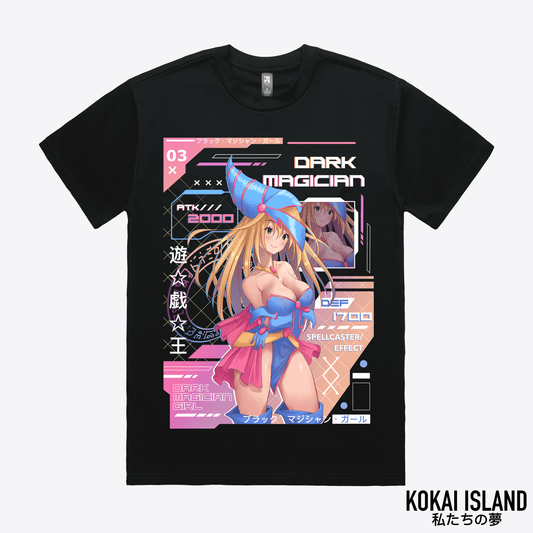 Dark Magician Girl T-Shirt - Yu - Gi - OhShirtKokai Island