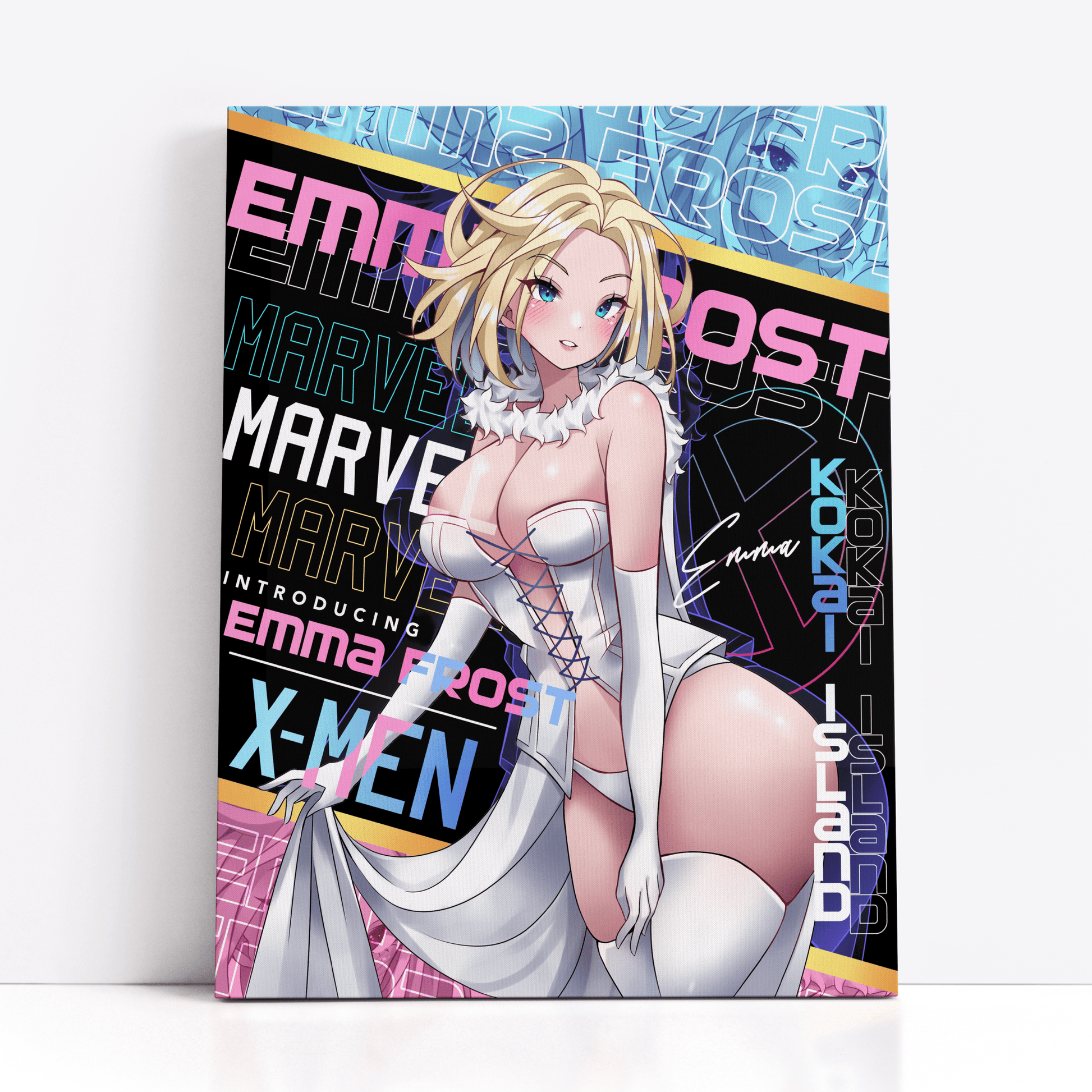 Emma Frost Print - Comic GirlsPrintKokai Island