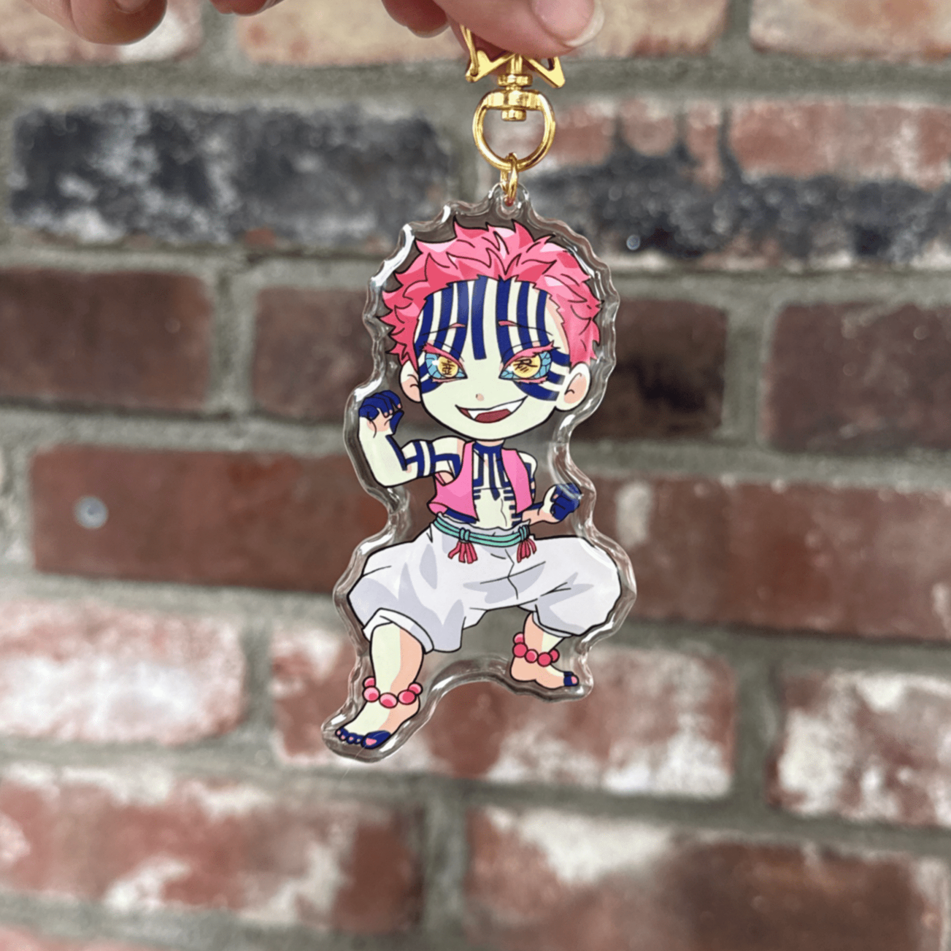 Fighting Demon Chibi Keychain - DSKeychainKokai Island