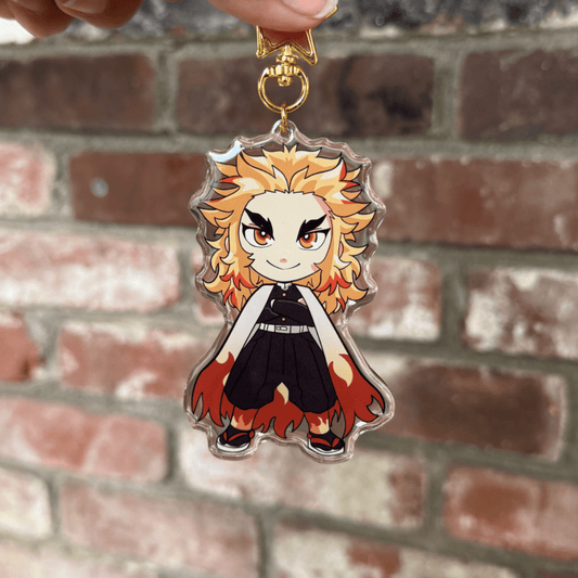 Flame Breathing Chibi Keychain - DSKeychainKokai Island