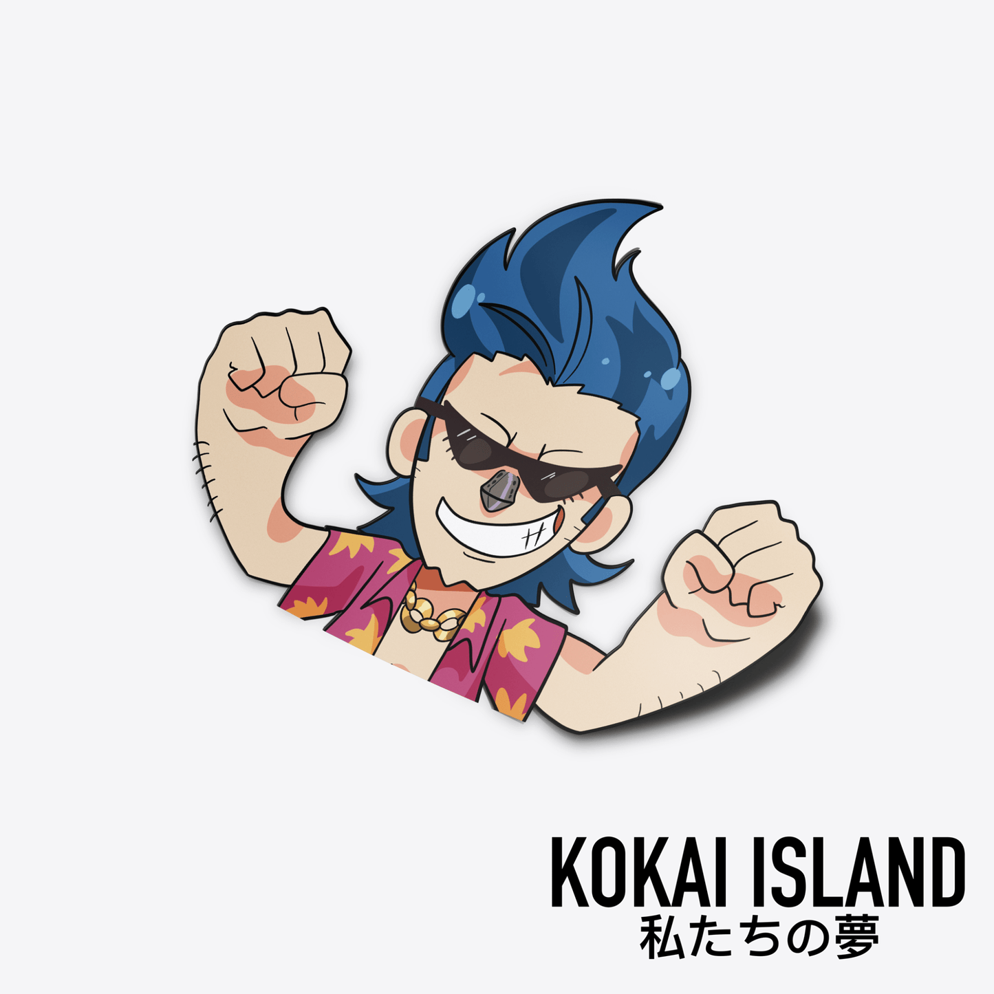Franky Chibi Decal - One PieceDecalKokai Island