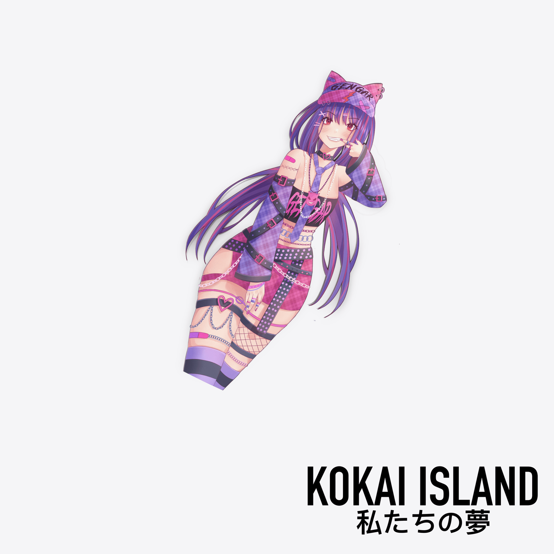 Ghost Girl - Gengar DecalDecalKokai Island