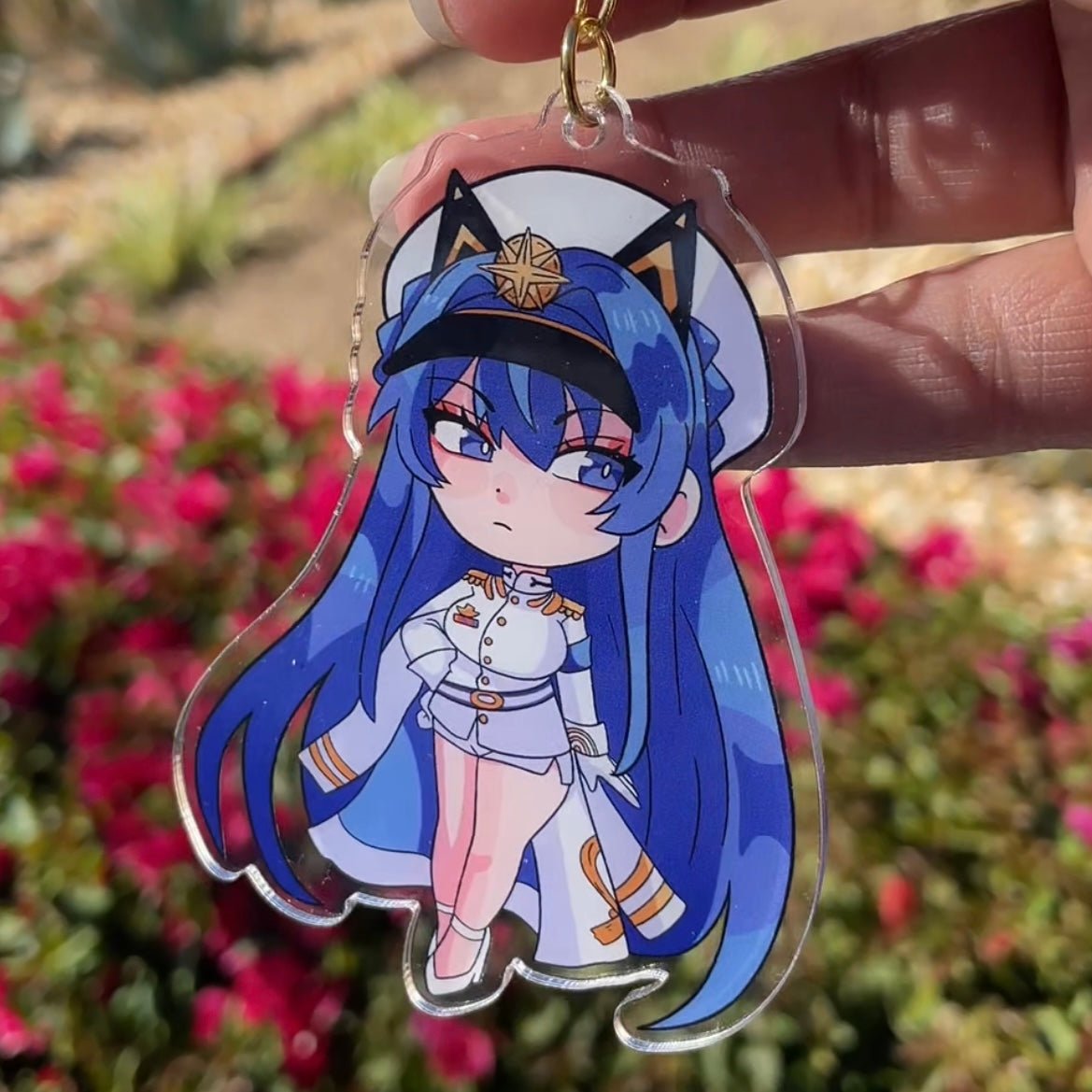 Helm Chibi Keychain - NikkeKeychainKokai Island