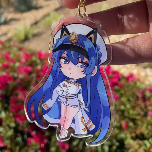 Helm Chibi Keychain - NikkeKeychainKokai Island