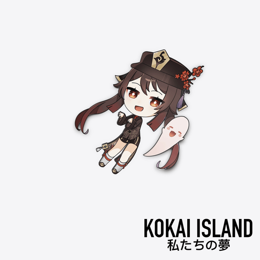 Hu Tao Chibi DecalDecalKokai Island