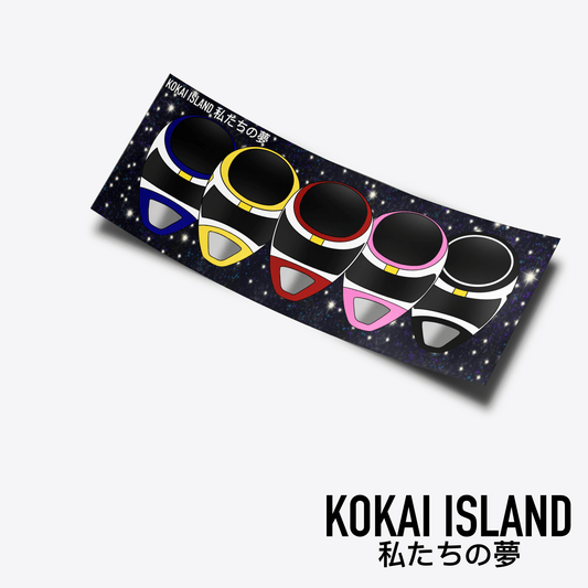 In Space Large Slap - Power RangersDecalKokai Island