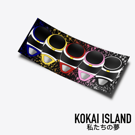 in Space Slap - Power RangersDecalKokai Island