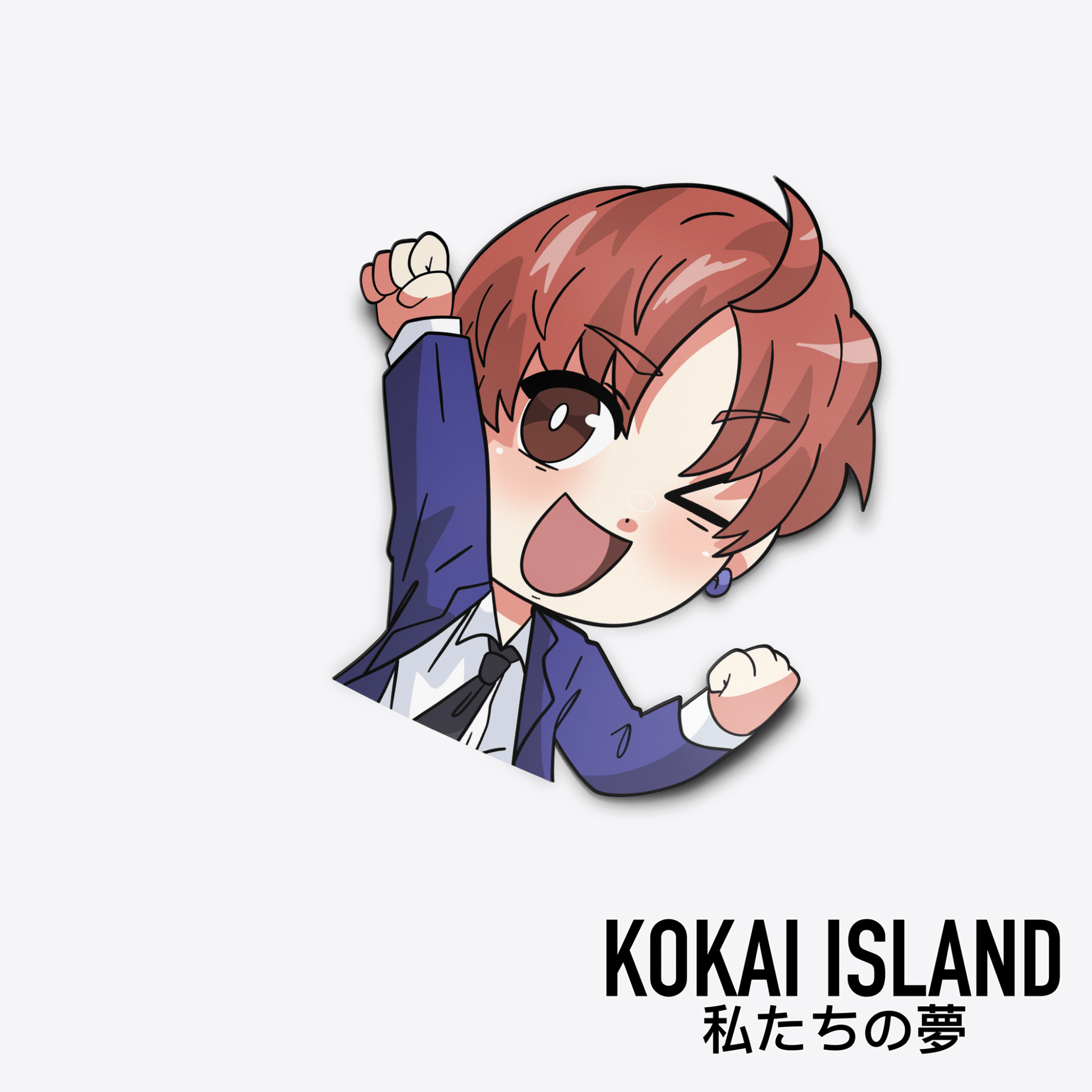 Jin Chibi Decal - DandadanDecalKokai Island