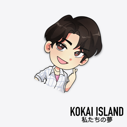Jinu Chibi Decal - KPop Demon HuntersDecalKokai Island