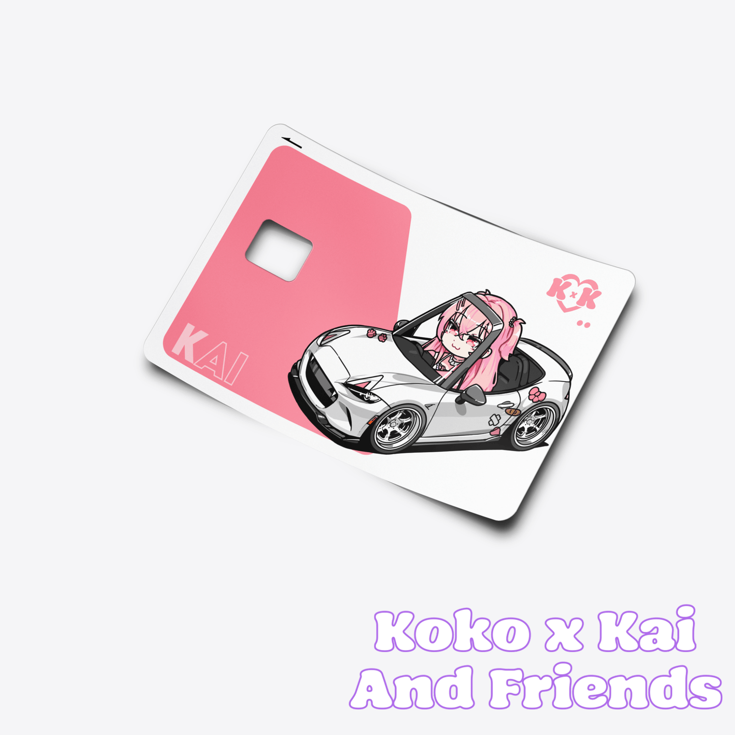 Kai Car Card Skin - Koko x Kai and FriendsDecalKokai Island