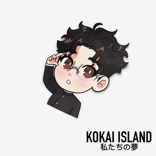 Ken Chibi Decal - DandadanDecalKokai Island