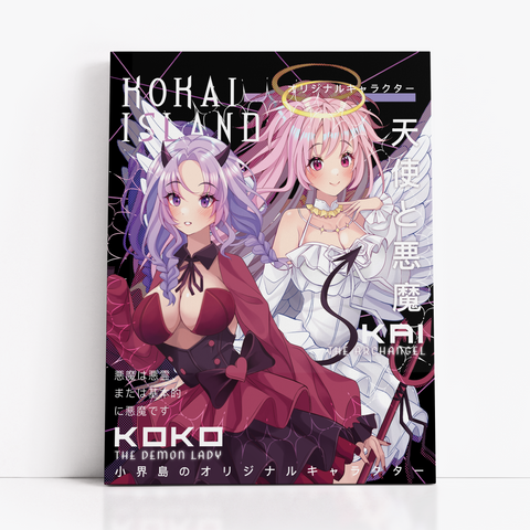 Angel Kai & Devil Koko  - OC Collection Print