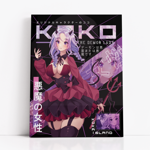 Devil Koko  - OC Collection Print