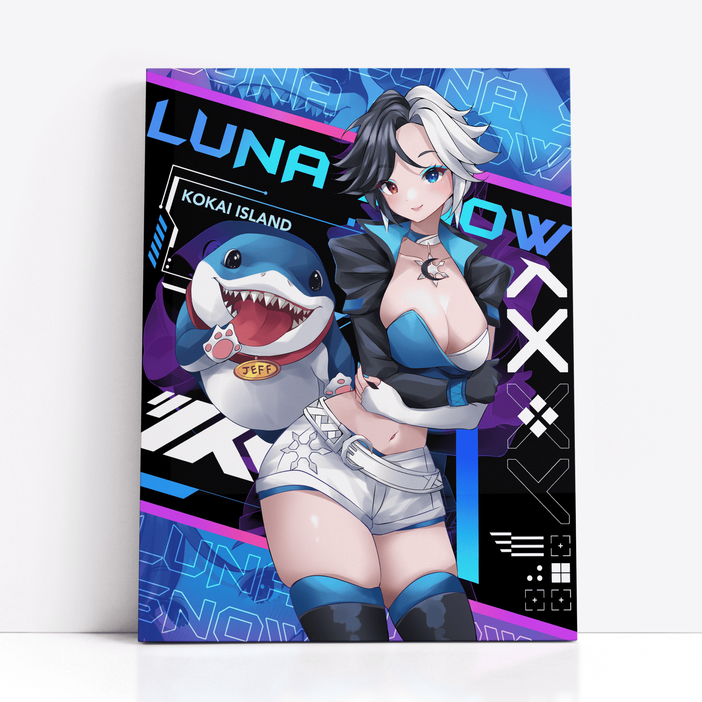 Luna Snow Print- Comic GirlsPrintKokai Island