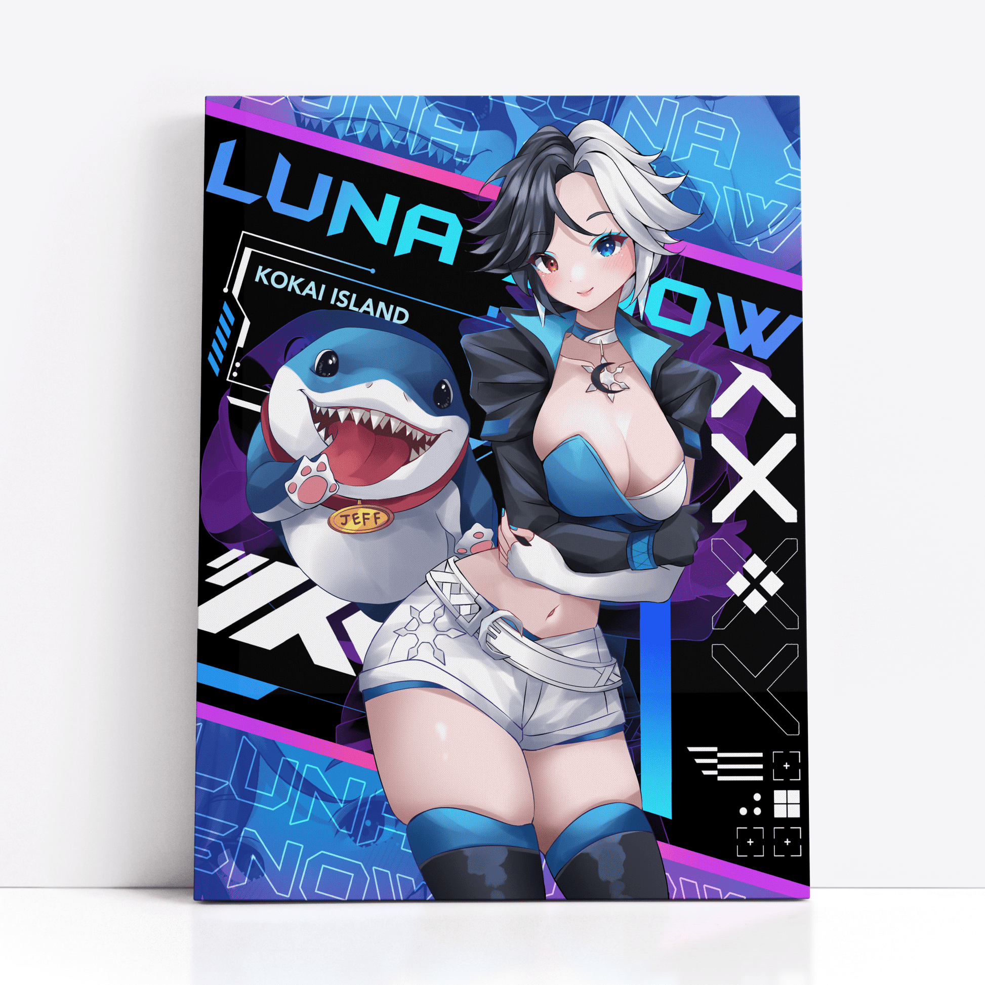 Luna Snow Print- Comic GirlsPrintKokai Island