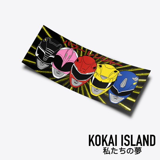 Mighty Morphin Classic Large Slap - Power RangersDecalKokai Island