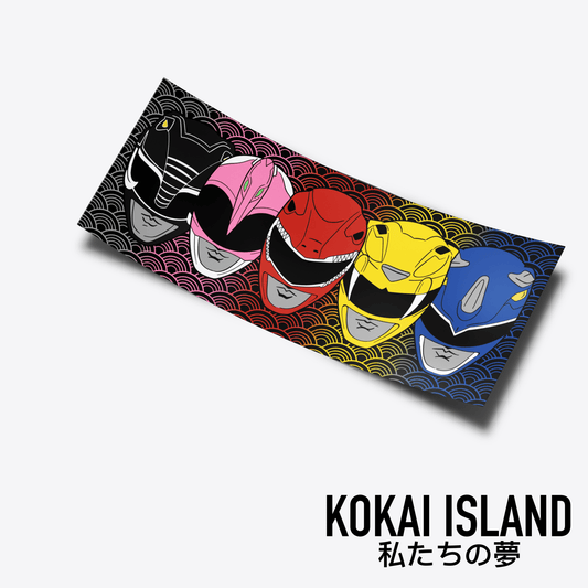 Mighty Morphin Classic Slap - Power RangersDecalKokai Island