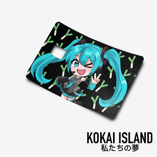 Miku Chibi Card SkinDecalKokai Island