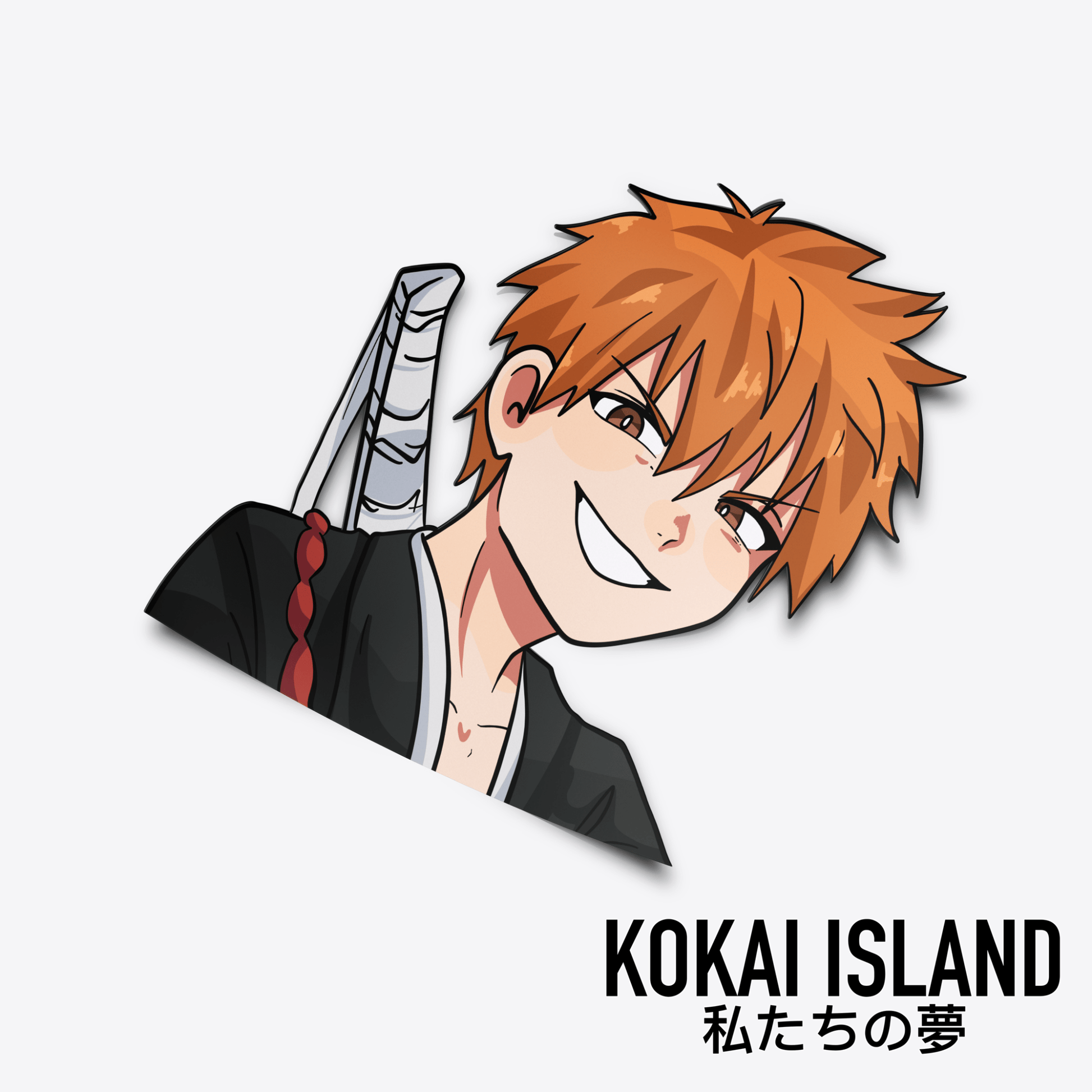 Orange Haired Reaper DecalDecalKokai Island