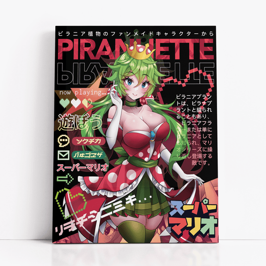 Piranhette Print - Mushroom KingdomPrintKokai Island