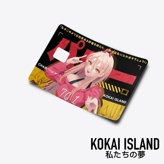 Power Card Skin - Chainsaw ManDecalKokai Island