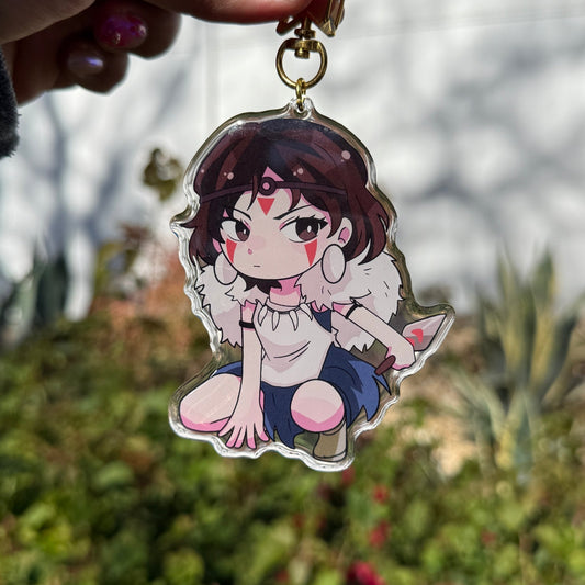 Princess Mononoke Keychain - Studio GhibliKeychainKokai Island