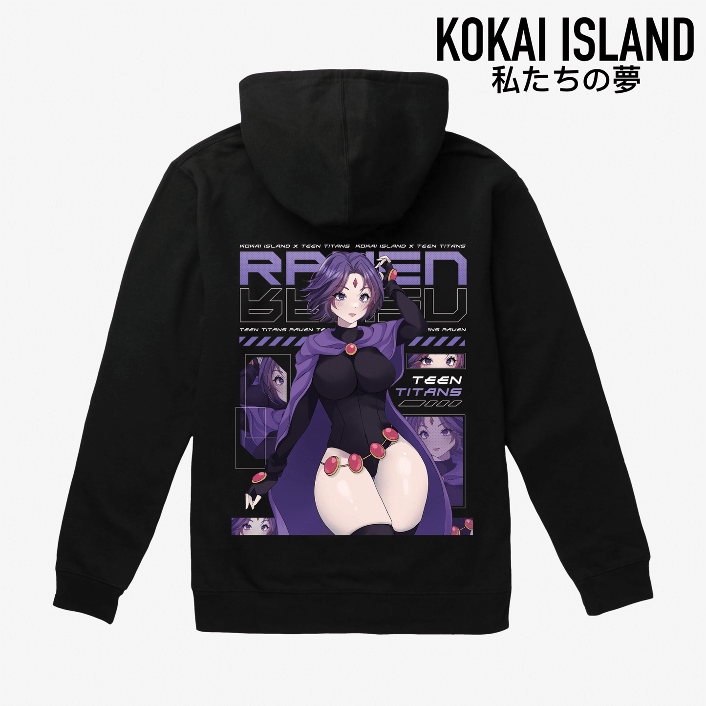 Raven Hoodie - DC GirlsHoodieKokai Island